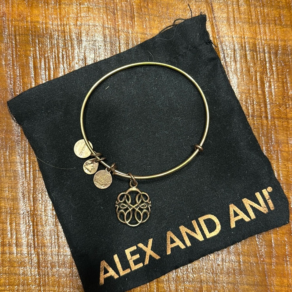 Copper Alex and Ani bangle bracelet